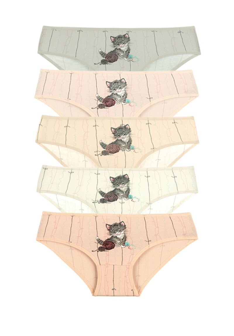 Σλιπ παιδικά Fancy Kitten 5 τεμ.