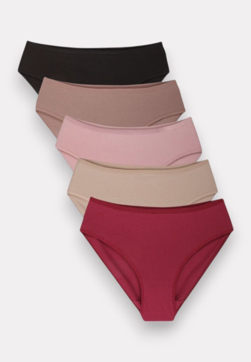 Σλιπ γυναικείο Midi Sexen Rosalia 5 Τεμ.