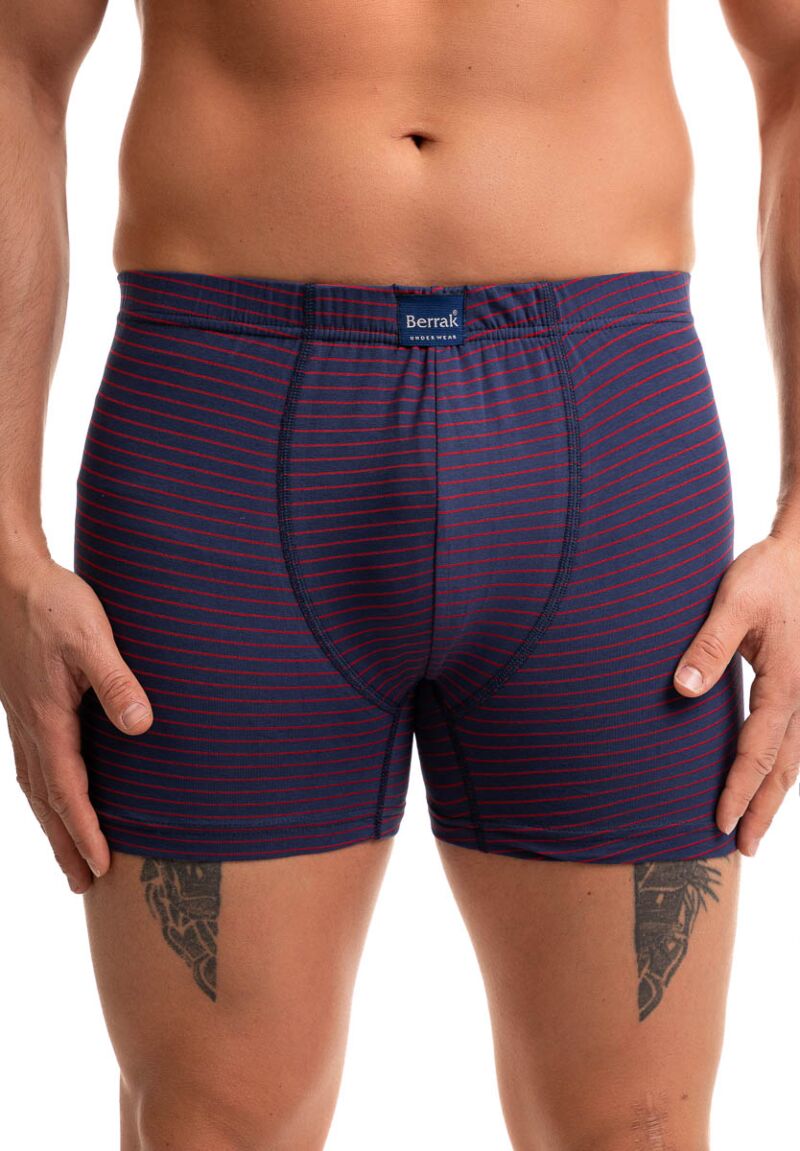 Boxer με εσωτερικό λάστιχο ριγέ Berrak