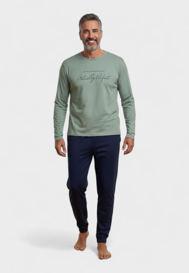 Ανδρική Βαμβακερή Πιτζάμα Interlock Collection Urban Ease