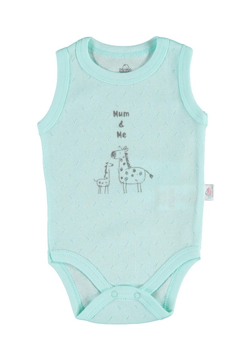 Κορμάκι βρεφικό αμάνικο Mum & Me