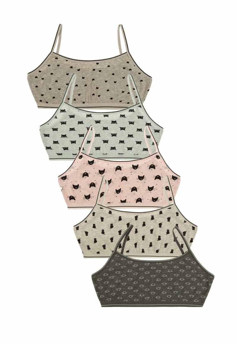 Μπουστάκια εφηβικά χωρίς ενίσχυση Sneak Peek 5 τεμ.