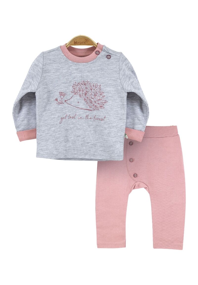 Πιτζάμα βρεφική Forest Pink