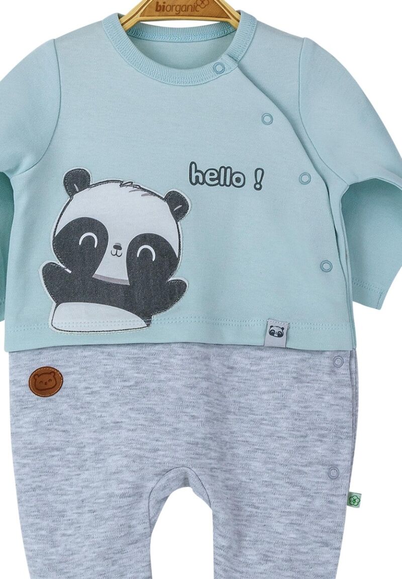 Φορμάκι μακρύ μανίκι Happy Panda Biorganic 