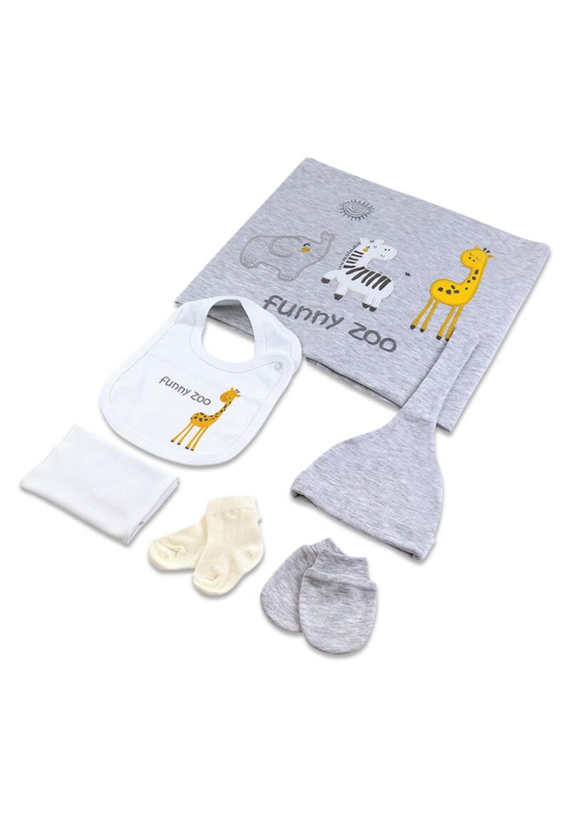 Σετ νεογνού unisex Funny Zoo 10 Τεμ. 