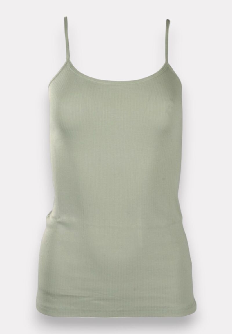 Φανελάκι γυναικείο βαμβακερό Soft Rib Kota Light Green