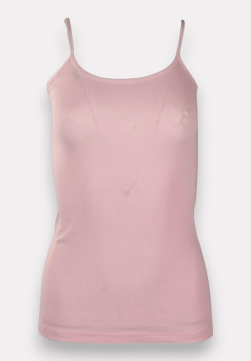 Φανελάκι γυναικείο βαμβακερό Soft Rib Kota Pink