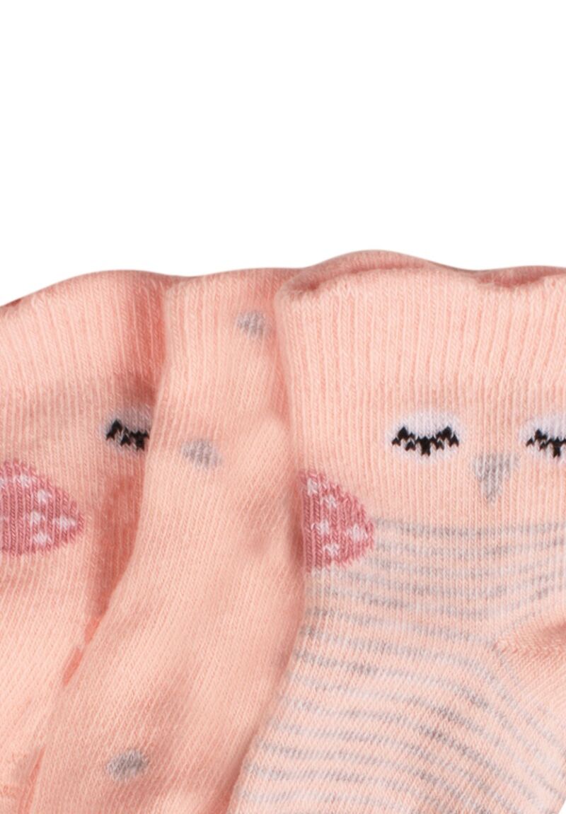 Καλτσάκια bebe Smiley Owls 3 τεμ. 