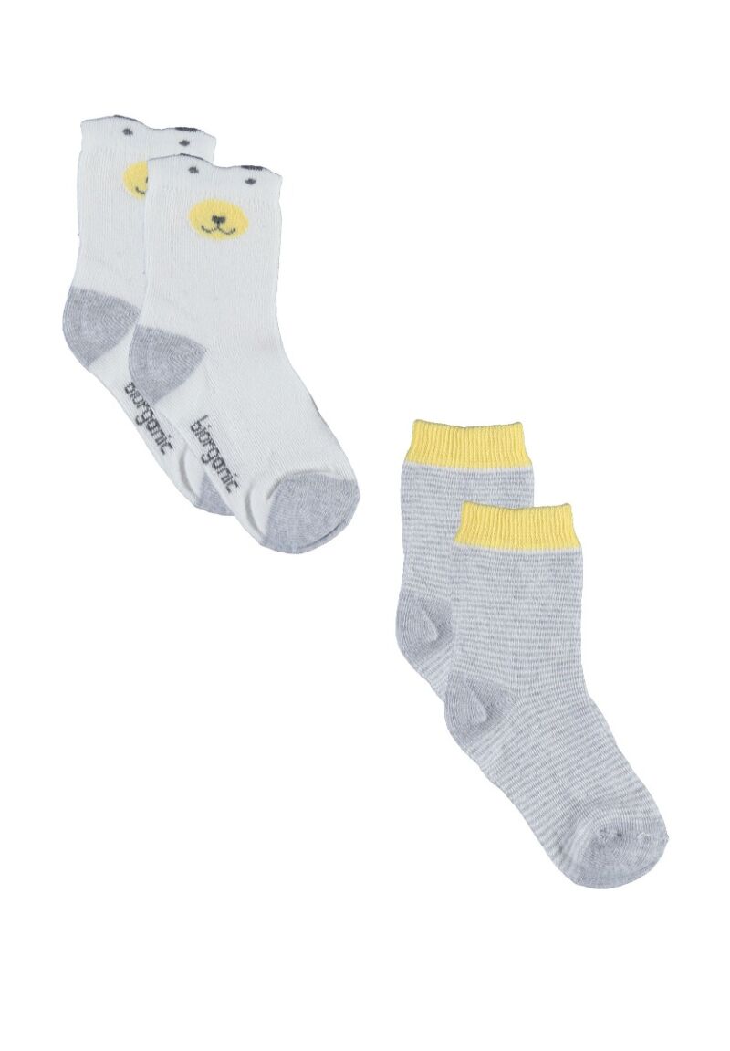 Καλτσάκια bebe Bear Yellow 4 Τεμ.