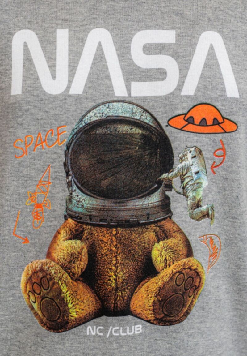 Πιτζάμα παιδική - εφηβική Nina Club Nasa Grey