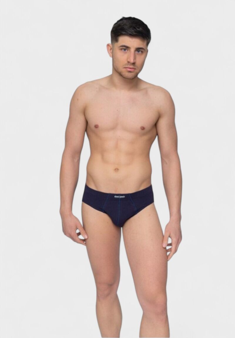 Σλιπ ανδρικό εσωτερικό λάστιχο μπλε Nina Club 