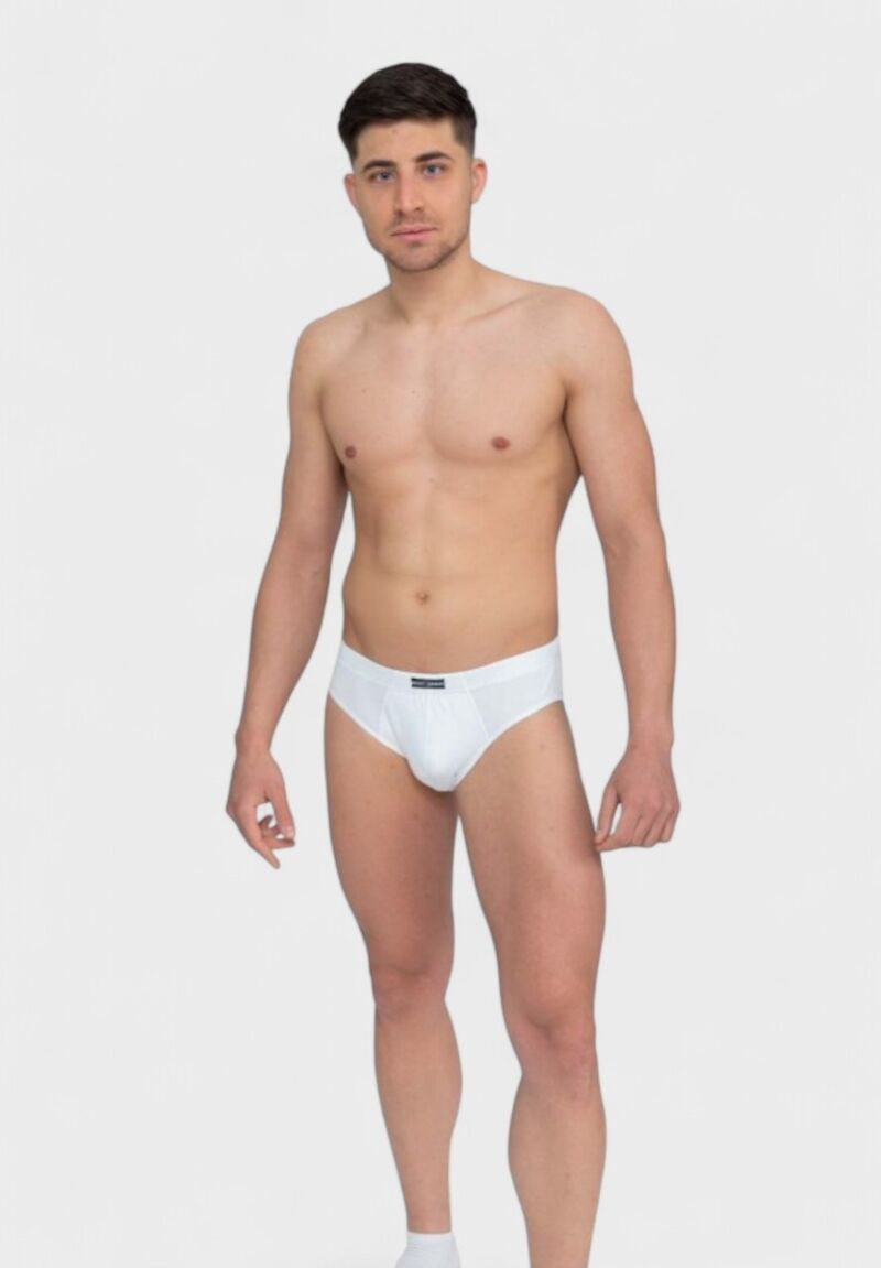Σλιπ ανδρικό εσωτερικό λάστιχο λευκό Nina Club 