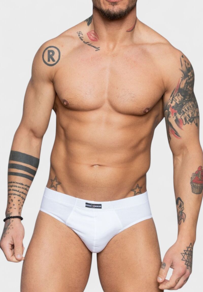 Σλιπ ανδρικό εσωτερικό λάστιχο λευκό Nina Club 