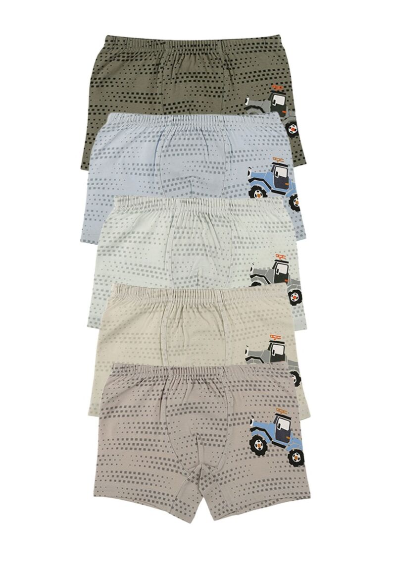 Μποξεράκια παιδικά Trucks οικονομική συσκευασία 5 τεμ.