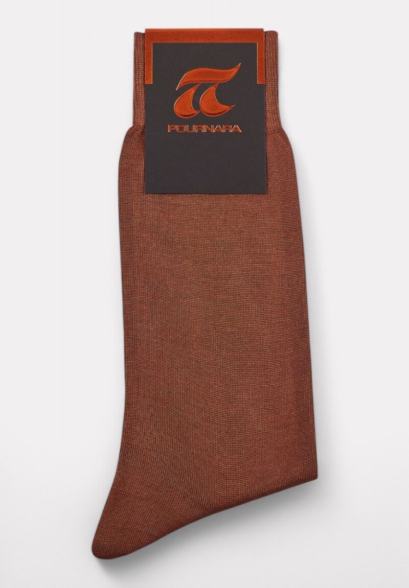Κάλτσα ανδρική βαμβακερή Pournara χωρίς ραφές Ταμπά