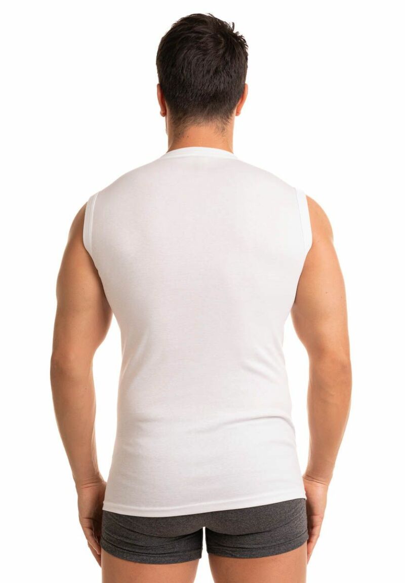 Ανδρικό Φανελάκι Giorgio Καβαδούρα Βαμβακερό Λευκό 