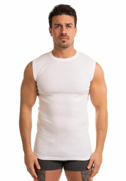 Ανδρικό Φανελάκι Giorgio Καβαδούρα Βαμβακερό Λευκό 