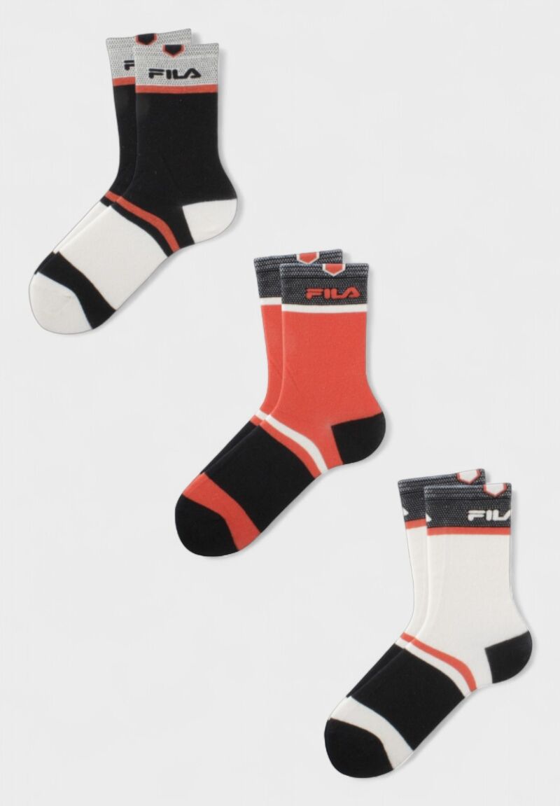 Fila Παιδικές Κάλτσες για Αγόρι F8094 New Boy – Σετ 3 Ζευγάρια