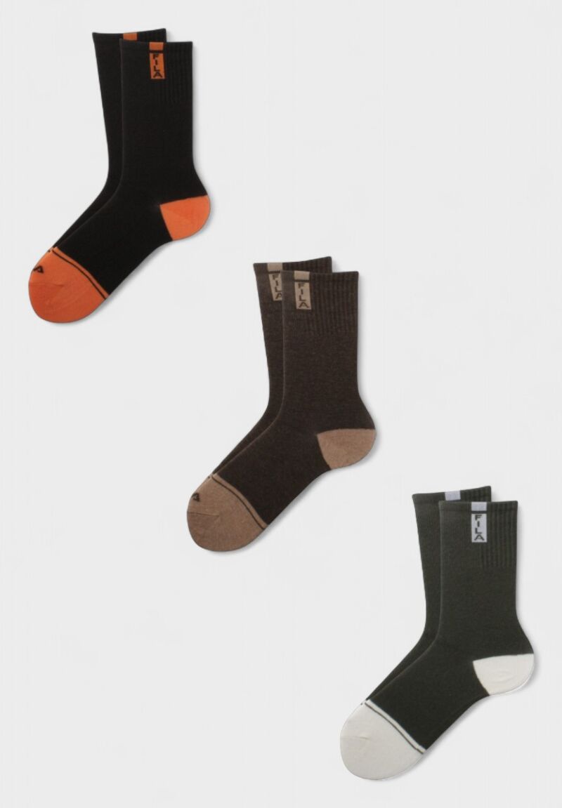 Fila Παιδικές Κάλτσες για Αγόρι F8096 Forest – Σετ 3 Ζευγάρια