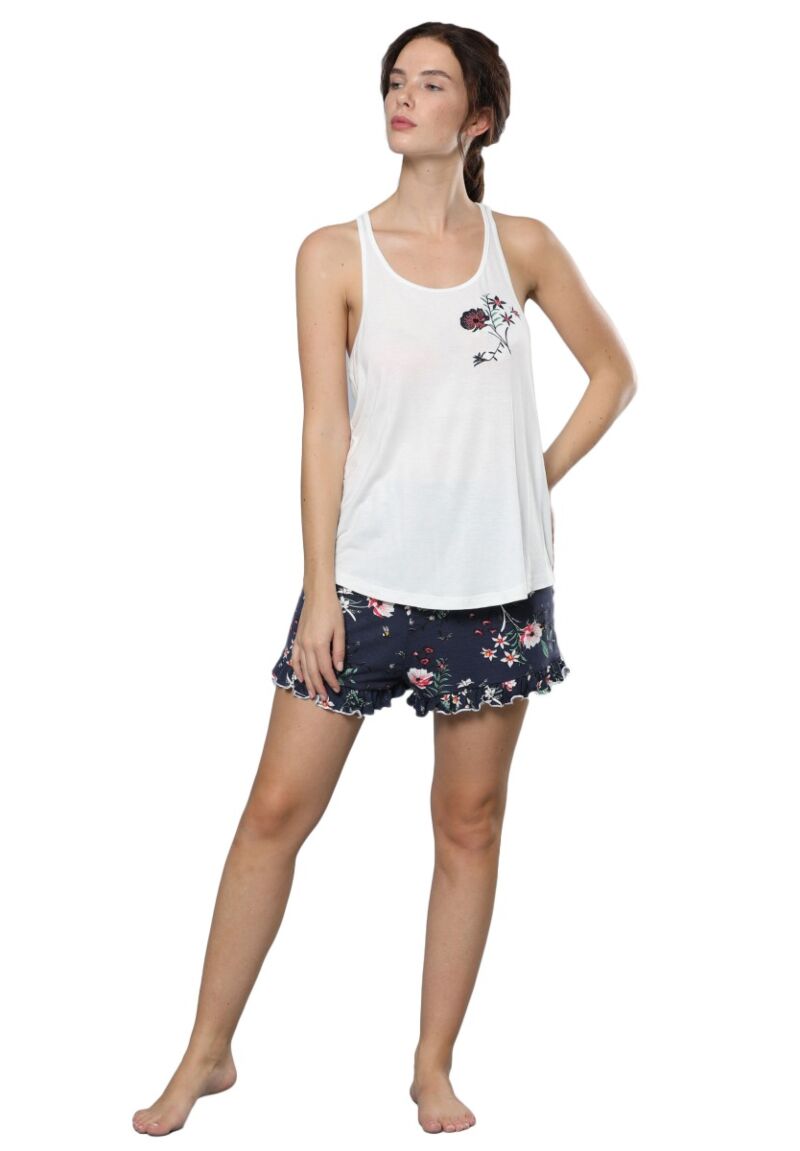Πιτζάμα γυναικεία με σορτσάκι Powerful Nature
