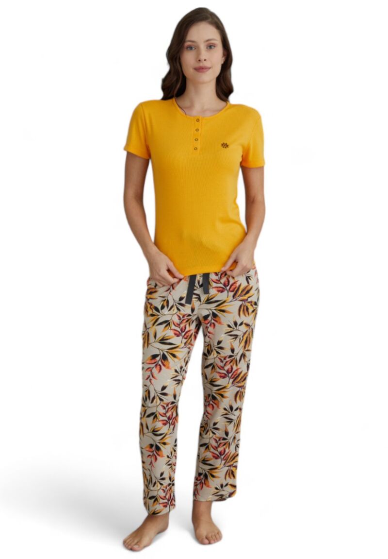 Πιτζάμα γυναικεία Ipektenim Yellow Dream