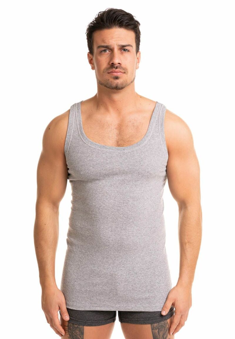 Φανελάκι βαμβακερό αμάνικο γκρι Giorgio 