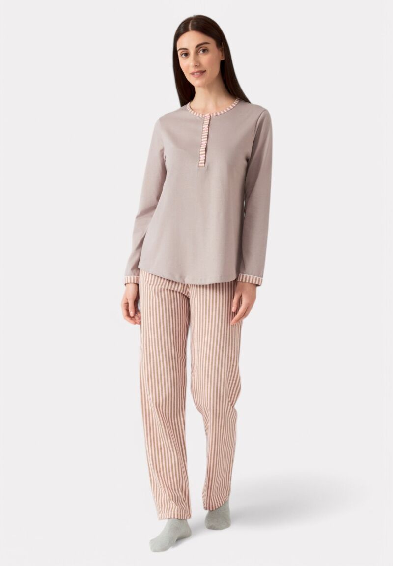 Πιτζάμα Γυναικεία Minerva Bed Time με πατιλέτα 