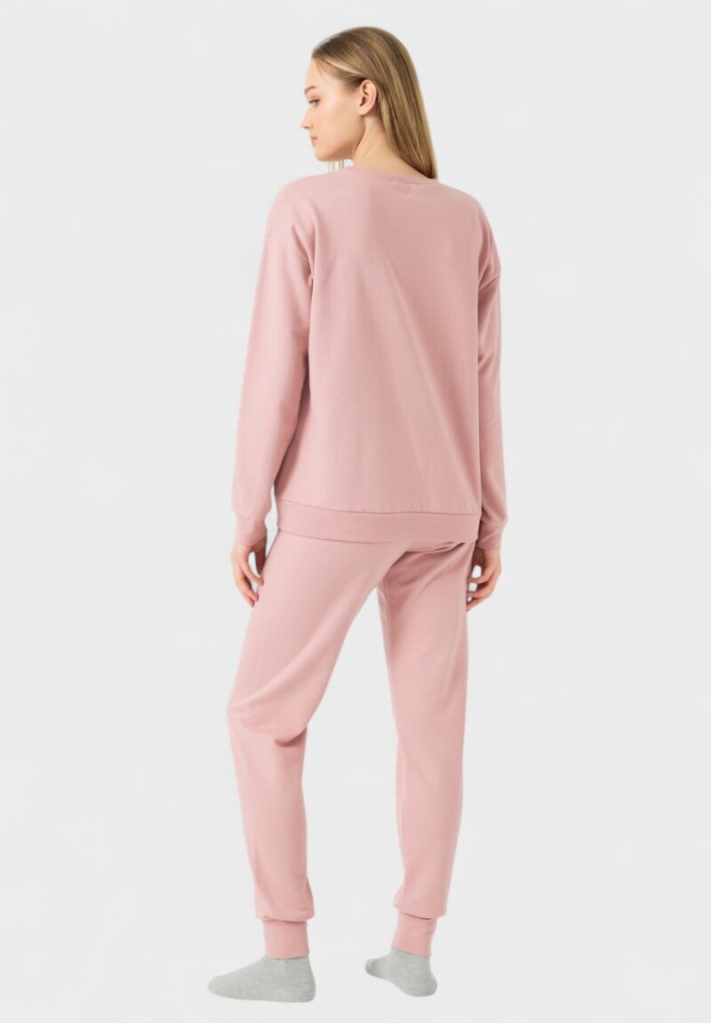 Πιτζάμα Γυναικεία Minerva Mood Φούτερ Dusty Pink