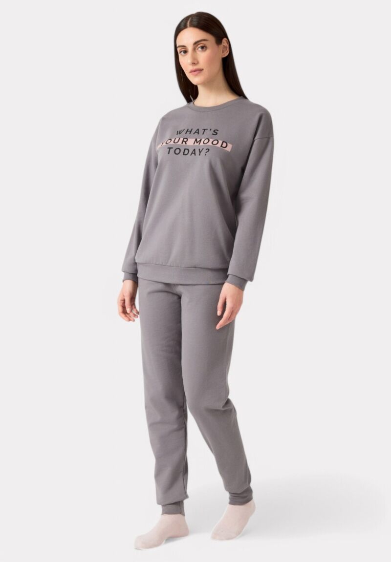 Πιτζάμα Γυναικεία Minerva Mood Φούτερ 