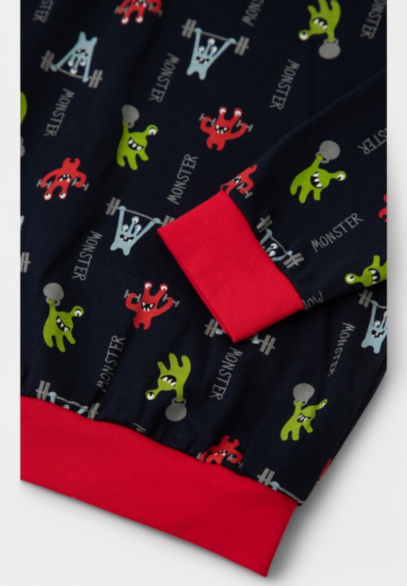 Πιτζάμα για Αγόρι Minerva Red Monsters