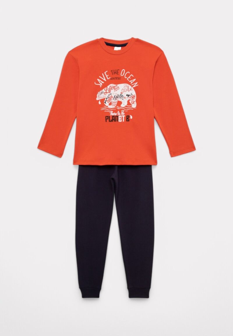 Πιτζάμα για Αγόρι Minerva Save the Arctic Chili Pepper