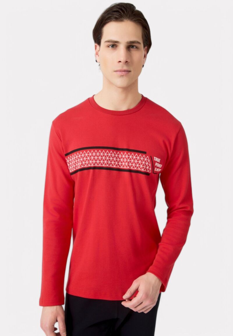 Πιτζάμα Ανδρική Minerva True Power Punto Di Roma Red