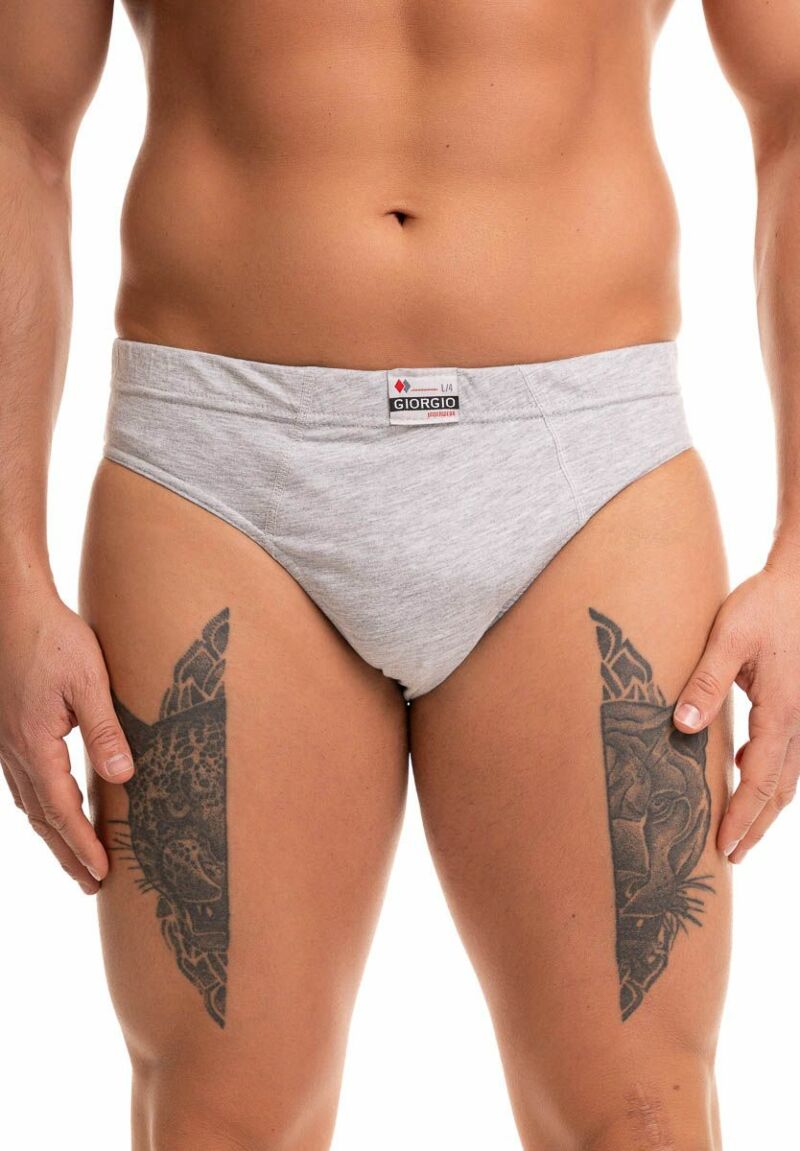 Σλιπ ανδρικό βαμβακερό λευκό Giorgio