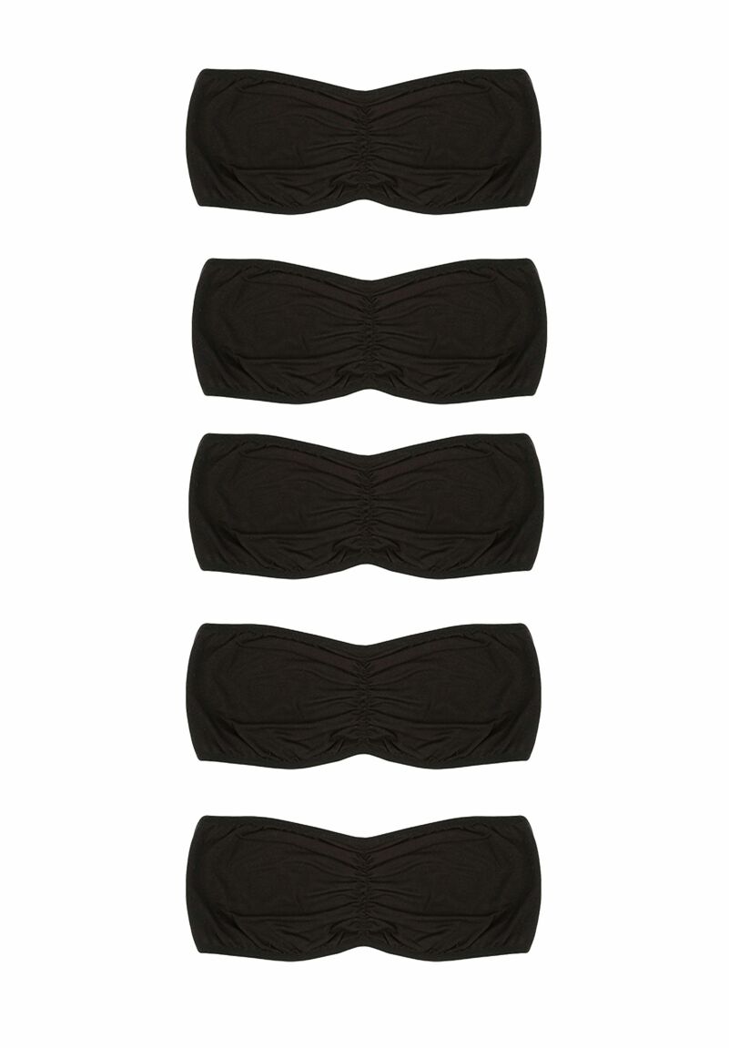 Μπουστάκια στράπλες χωρίς ενίσχυση Black 5 Τεμ-12-13 ετών