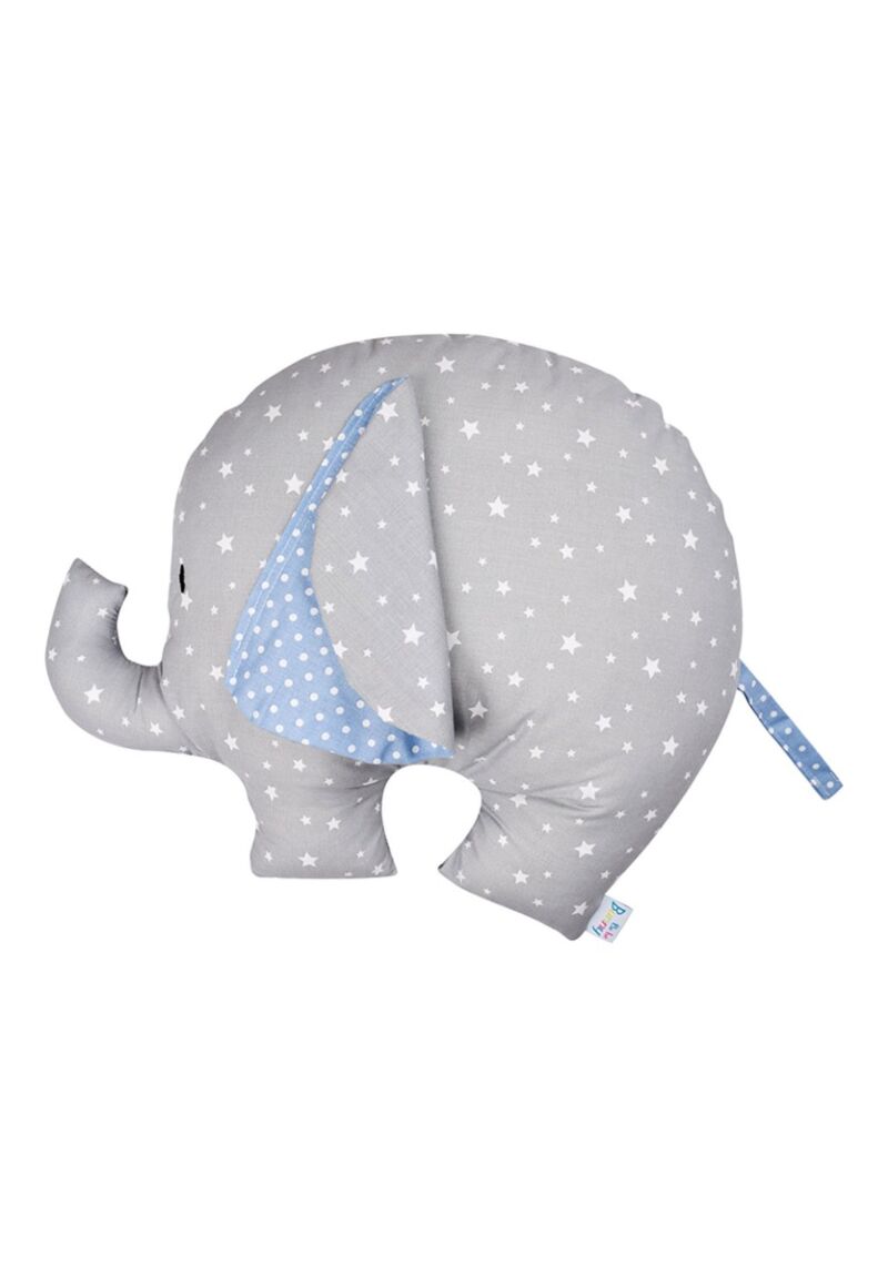 Χειροποίητο διακοσμητικό μαξιλαράκι ελέφαντας πουά Bebe 