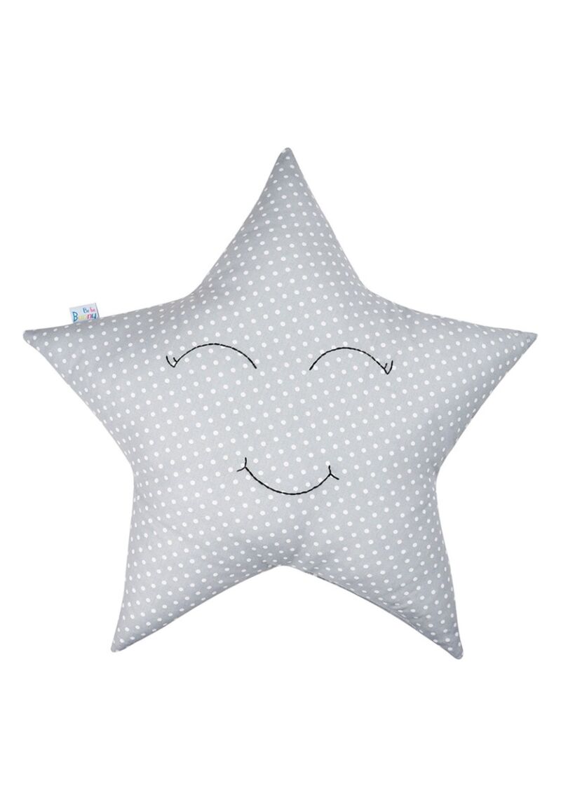 Χειροποίητο διακοσμητικό μαξιλαράκι πουά Bebe Star 