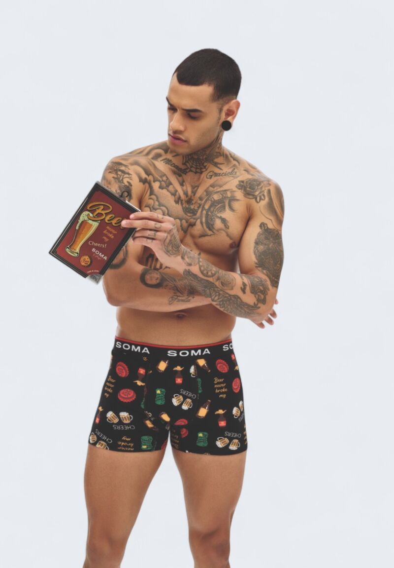 Ανδρικό Μποξεράκι Soma Cheers & Drinks