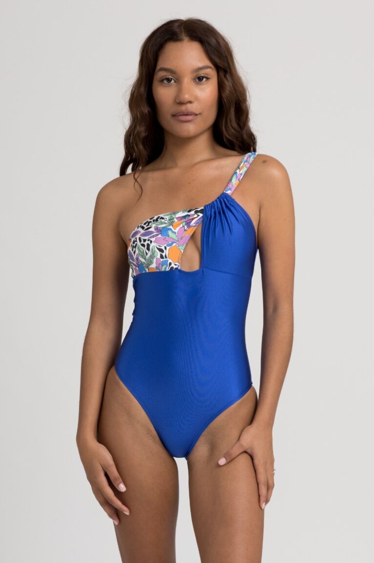 Μαγιό γυναικείο ολόσωμο Blue Floral