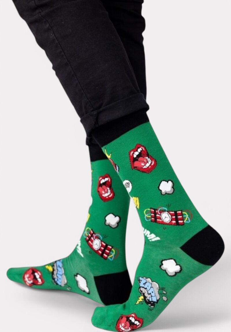 Κάλτσα ανδρική Soma Pop Art TNT