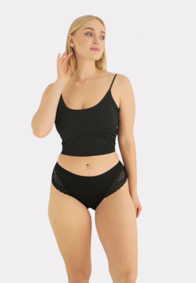 Σλιπ γυναικεία 2/4 ψηλοκάβαλα Sexen Lace Pastels 5 Tεμ.