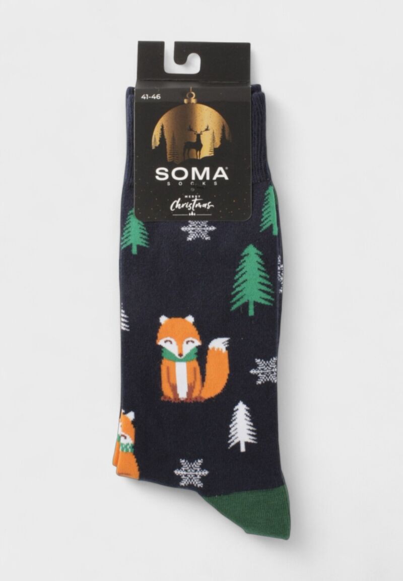 Χριστουγεννιάτικες Κάλτσες Soma Socks "Winter Fox"