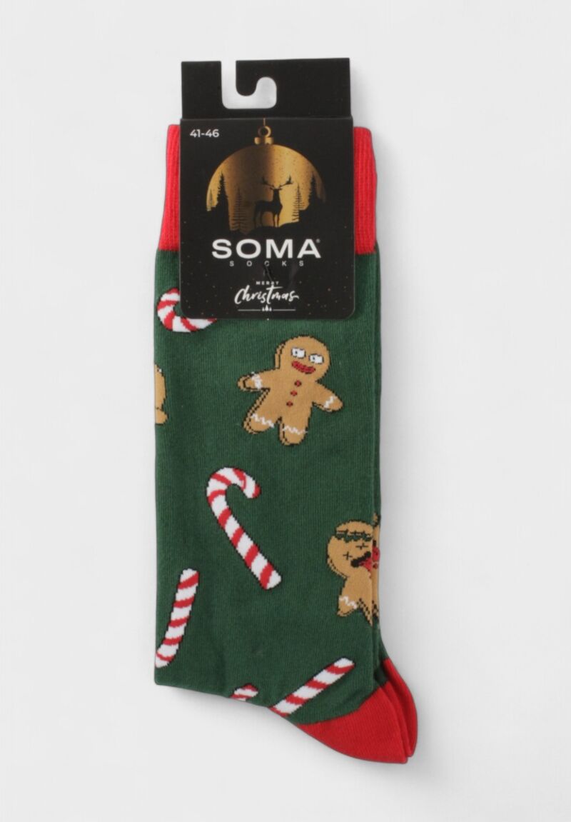 Χριστουγεννιάτικες Κάλτσες Soma Socks "Gingerbread Delight"