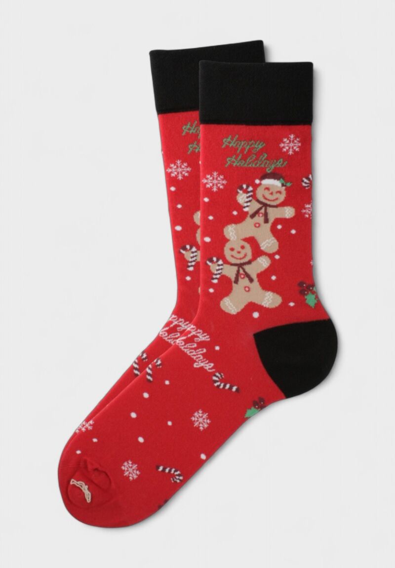 Χριστουγεννιάτικες Κάλτσες Soma Socks "Gingerbread Joy Red" 