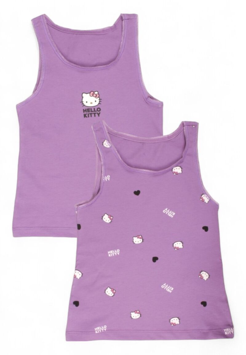 Φανελάκι παιδικό αμάνικο Hello Kitty Rolypoly 2 Τεμ.