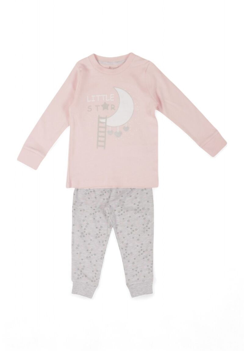 Πιτζάμα παιδική Biorganic Cotton Pink Little