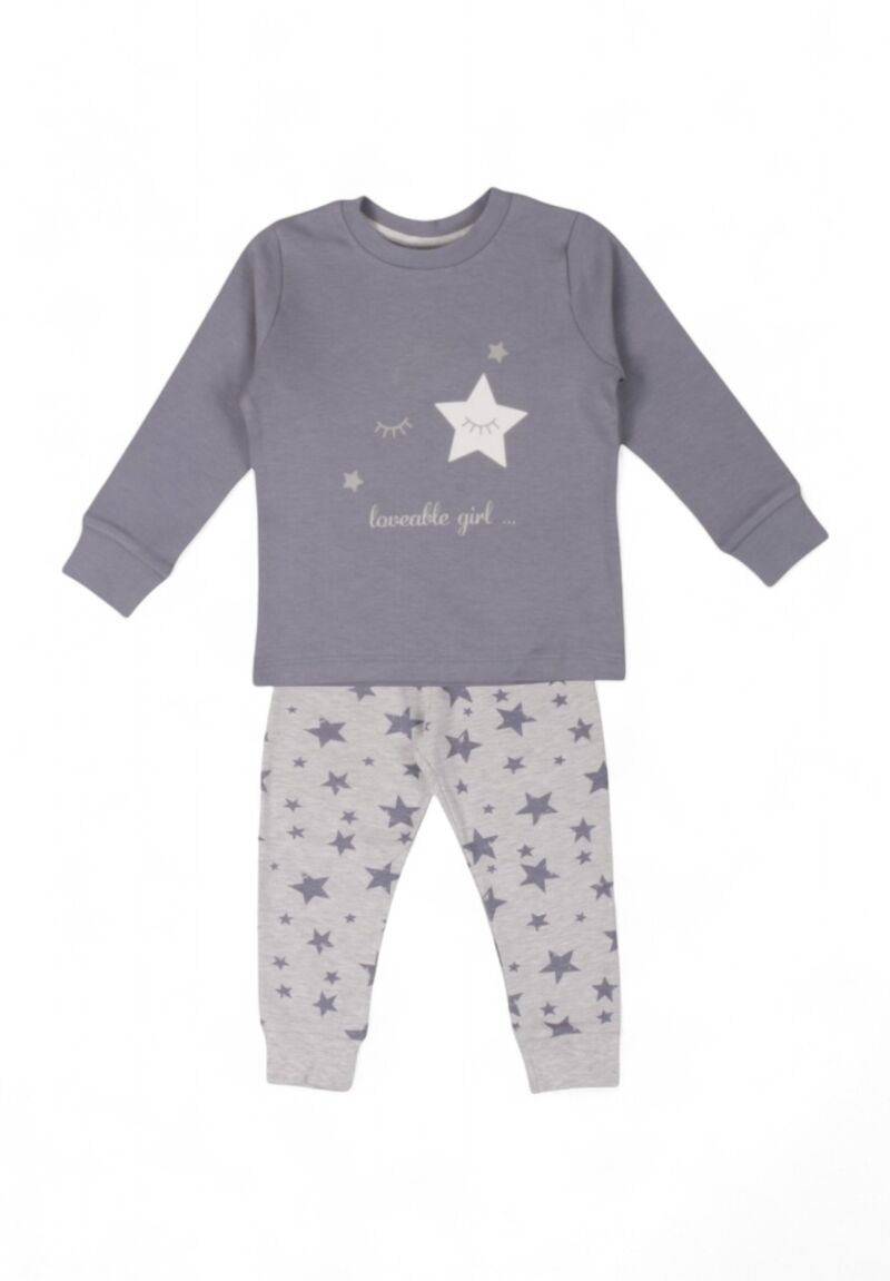 Πιτζάμα παιδική Biorganic Cotton Star Girl