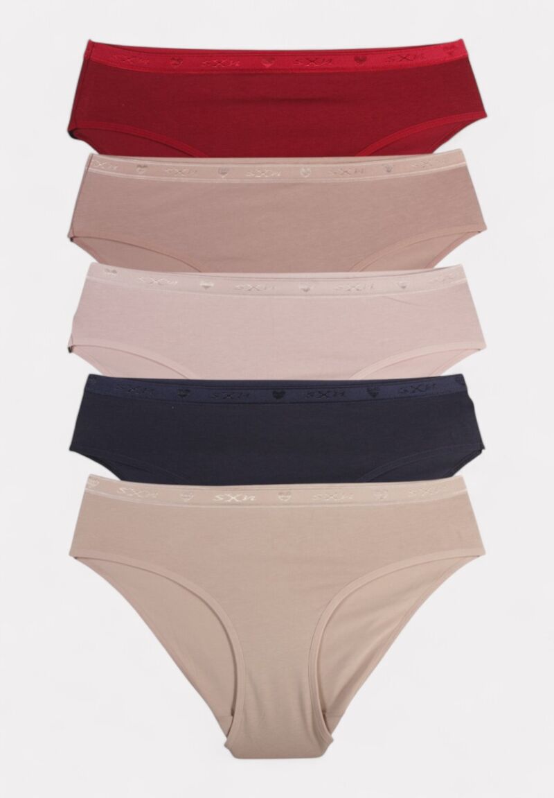 Σλίπ με εξωτερικό λάστιχο Sexen ψηλοκάβαλα σε οικονομική συσκευασία των 5 τεμαχίων  