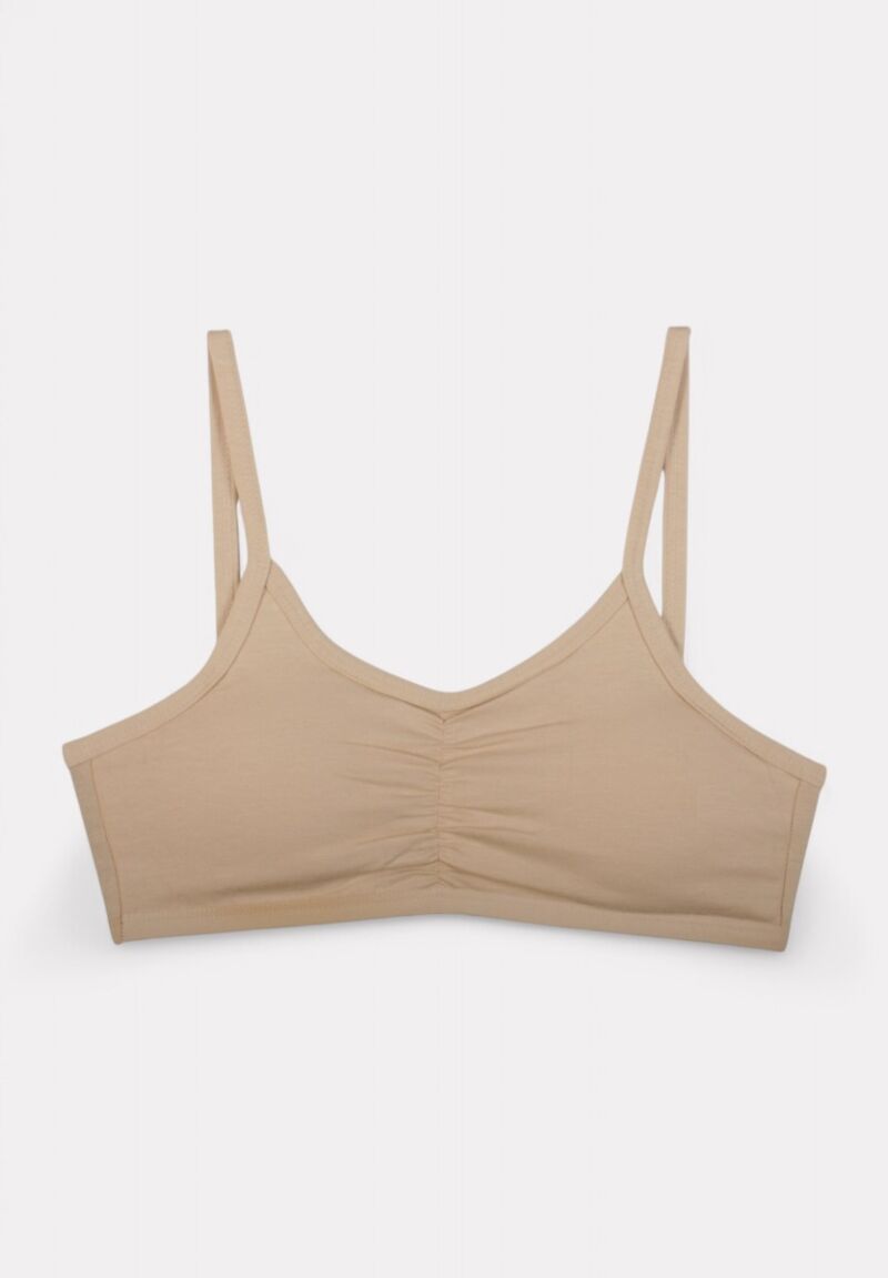 Μπουστάκι εφηβικό βαμβακερό Biyo Kids με λεπτή τιράντα και ενίσχυση 