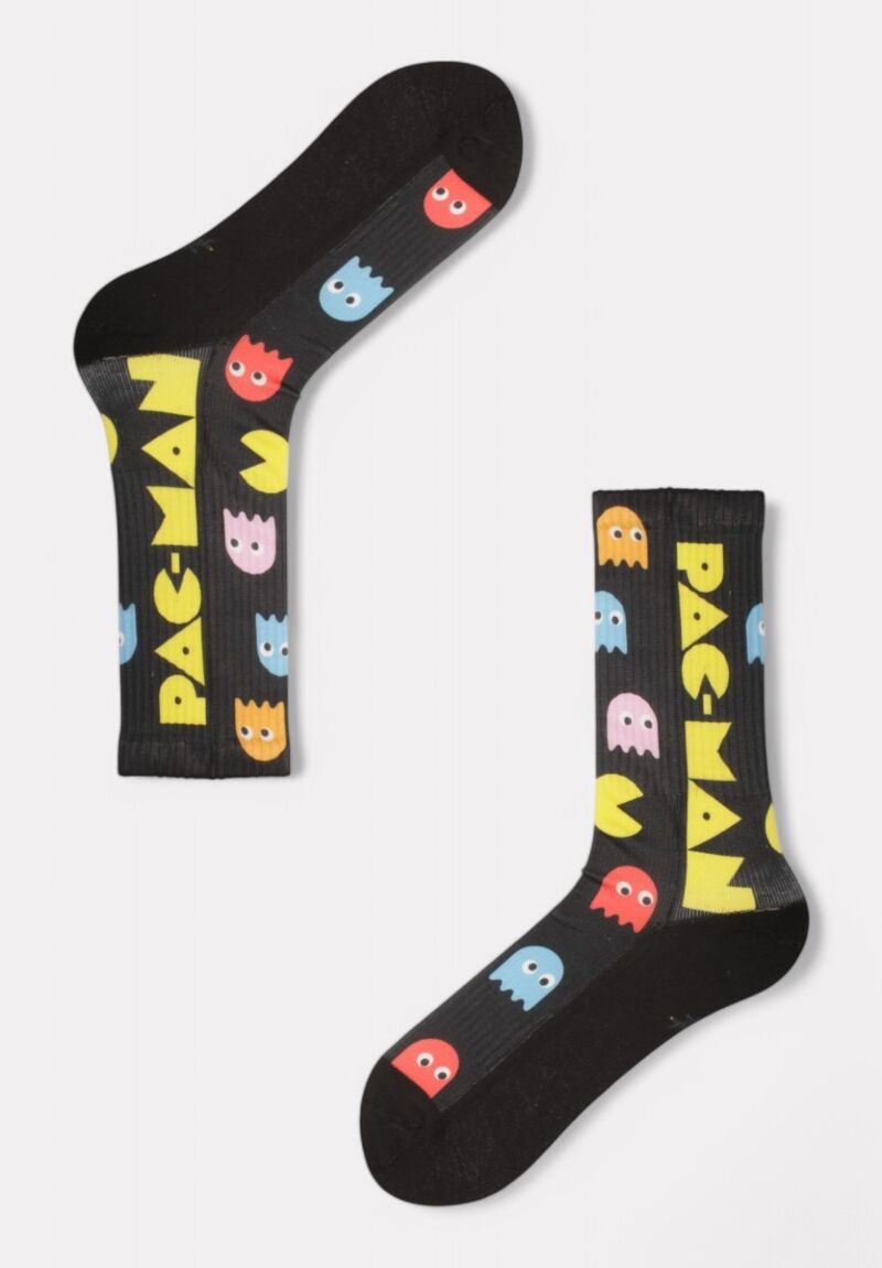 Κάλτσα #doyoudaresocks by Dimi Socks Digital Printed Casual PacMan