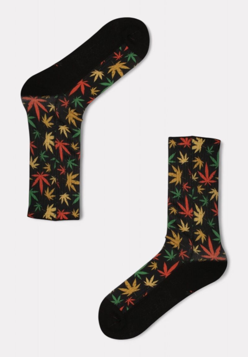 Κάλτσα #doyoudaresocks by Dimi Socks Digital Printed Casual Weed